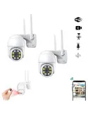 Set 2 x camera de supraveghere IP 360 wifi, Jortan 8270+ card 16 GB