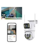 Camera video dubla 360 WiFi , Jortan 6MP, JTZ-9697 + CARD 32 GB