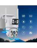 Camera video dubla 360 WiFi , Jortan 6MP, JTZ-9697 + CARD 32 GB