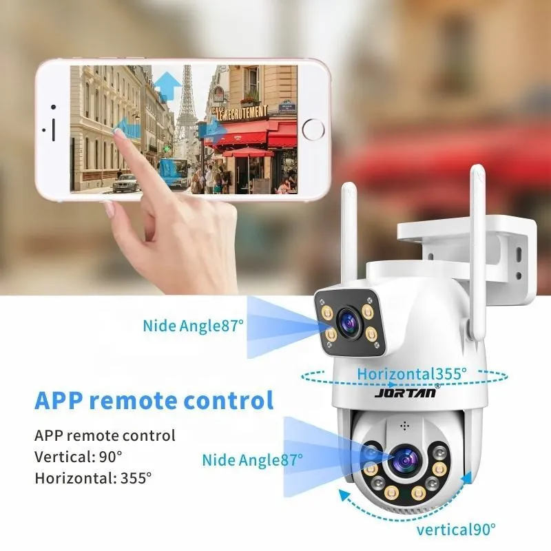 Camera video dubla 360 WiFi , Jortan 6MP, JTZ-9697 + CARD 32 GB