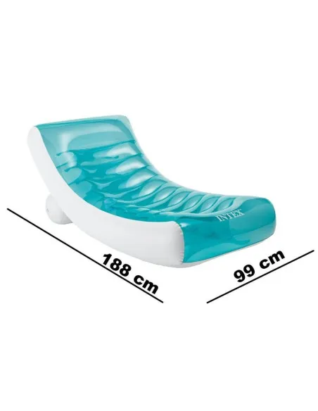 Saltea tip sezlong gonflabil Intex