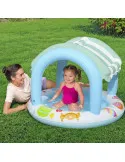 Piscină Bestway pentru Copii cu Acoperiș UV, Model Înghețată, Ø104x84 cm