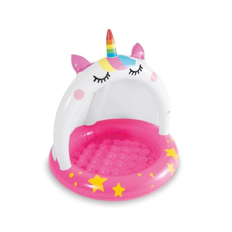 Piscina copii acoperita model Unicorn 102x102cm