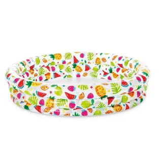 Piscina copii model Flamingo si fructe 122x25cm