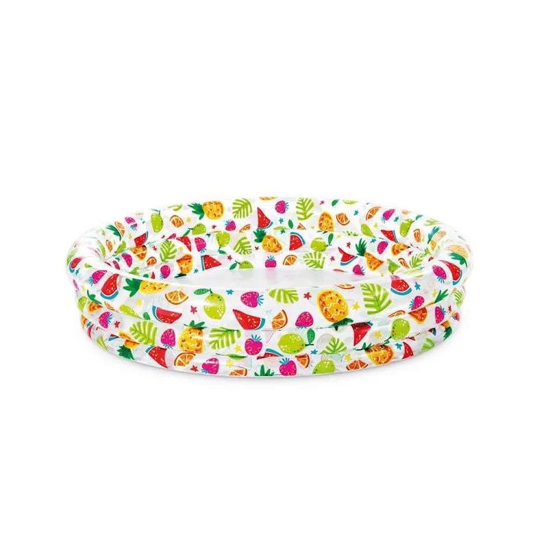 Piscina copii model Flamingo si fructe 122x25cm