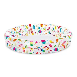 Piscina copii model Flamingo si fructe 122x25cm 2