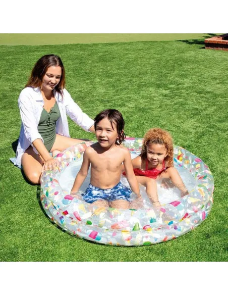 Piscina copii model Flamingo si fructe 122x25cm