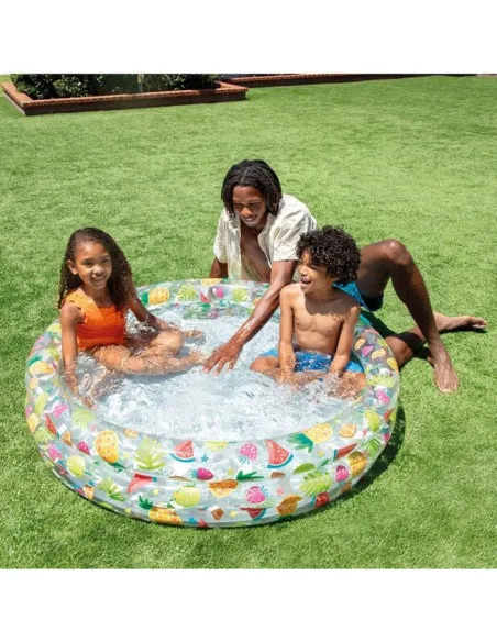 Piscina copii model Flamingo si fructe 122x25cm
