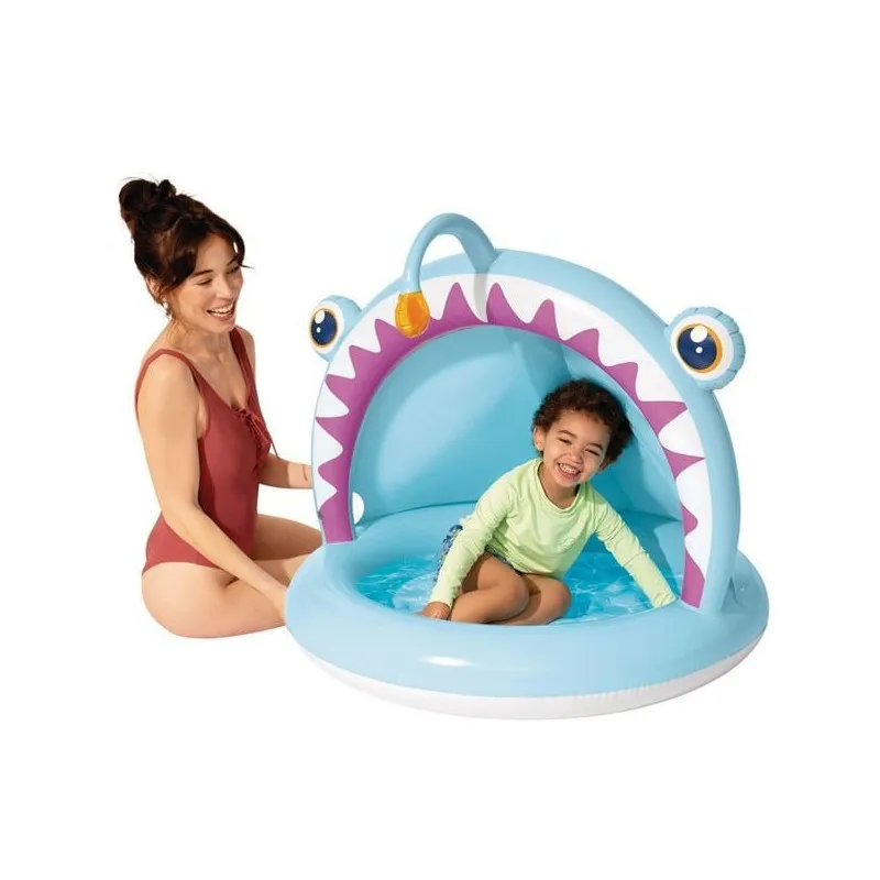 Piscina copii model pestisor 127x102x86cm bleu
