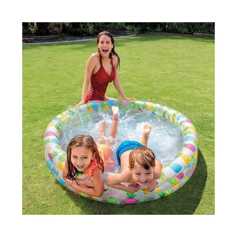 Piscină Gonflabilă Intex cu Model Fructe pentru Copii, Ø132 x 28 cm