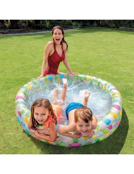 Piscină Gonflabilă Intex cu Model Fructe pentru Copii, Ø132 x 28 cm