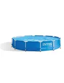 Piscină cu Cadru Metalic Intex Prism, Rotundă, Ø366x76 cm, 6503 L, cu Pompă Filtru