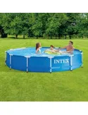 Piscină cu Cadru Metalic Intex Prism, Rotundă, Ø366x76 cm, 6503 L, cu Pompă Filtru