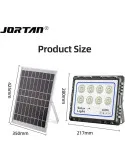Proiector LED 400W cu panou solar, senzor lumina,IP 66, telecomanda model nou