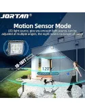 Proiector LED 400W cu panou solar, senzor lumina,IP 66, telecomanda model nou