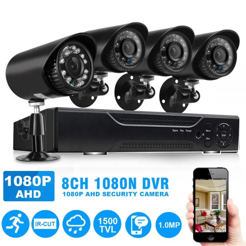 Kit supraveghere 4 camere CCTV Ahd