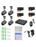 Kit supraveghere 4 camere CCTV Ahd