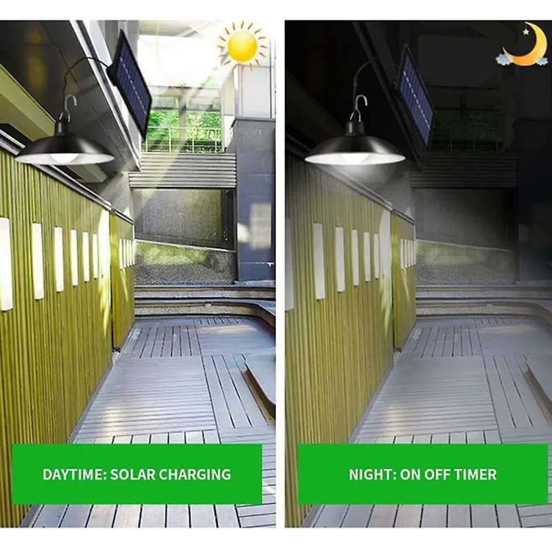 Set 2 Lampi solare cu LED si panou solar, cu telecomanda, IP66, lumina alba