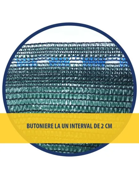 PLASA UMBRIRE 1.5 x 100 M - VERDE - 40 g/mp