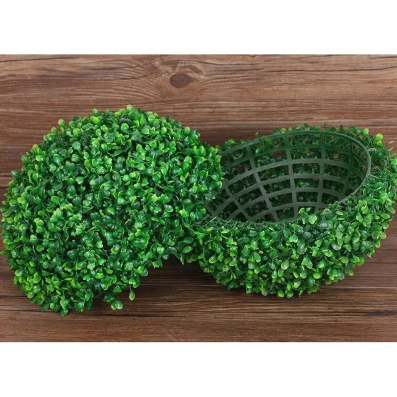 Sfera artificiala de cimisir, 23 cm verde