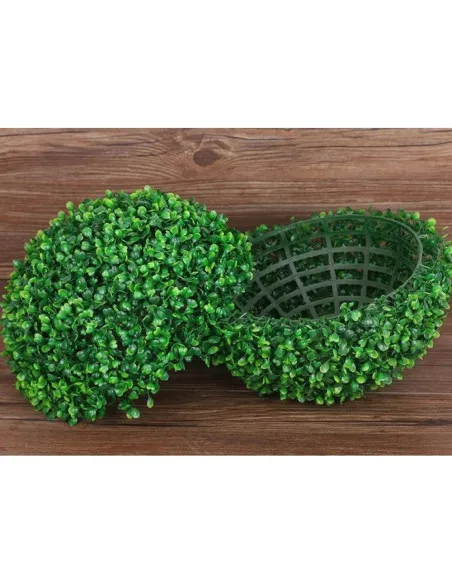 Sfera artificiala de cimisir, 23 cm verde