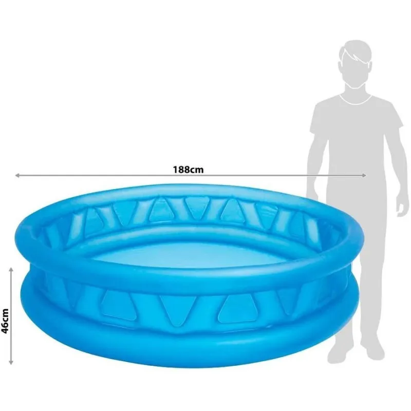 Piscină Gonflabilă pentru Copii Intex, Ø188 x 46 cm, 666 L, +3 ani