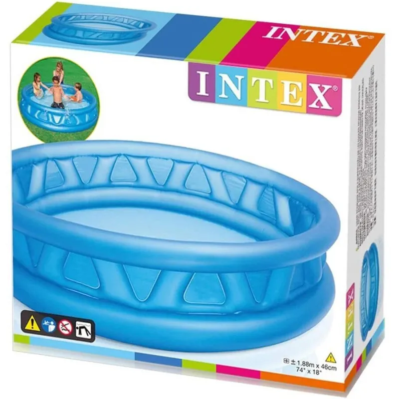 Piscină Gonflabilă pentru Copii Intex, Ø188 x 46 cm, 666 L, +3 ani