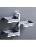 Suport baie pentru sapun cu 3 rafturi