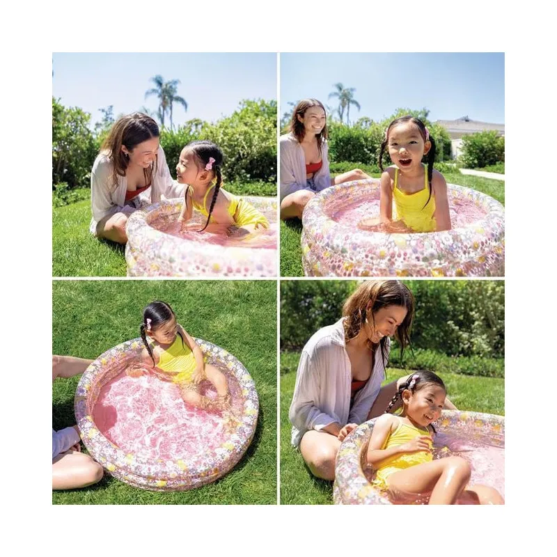 Piscină gonflabilă model floral 86 x 25 cm