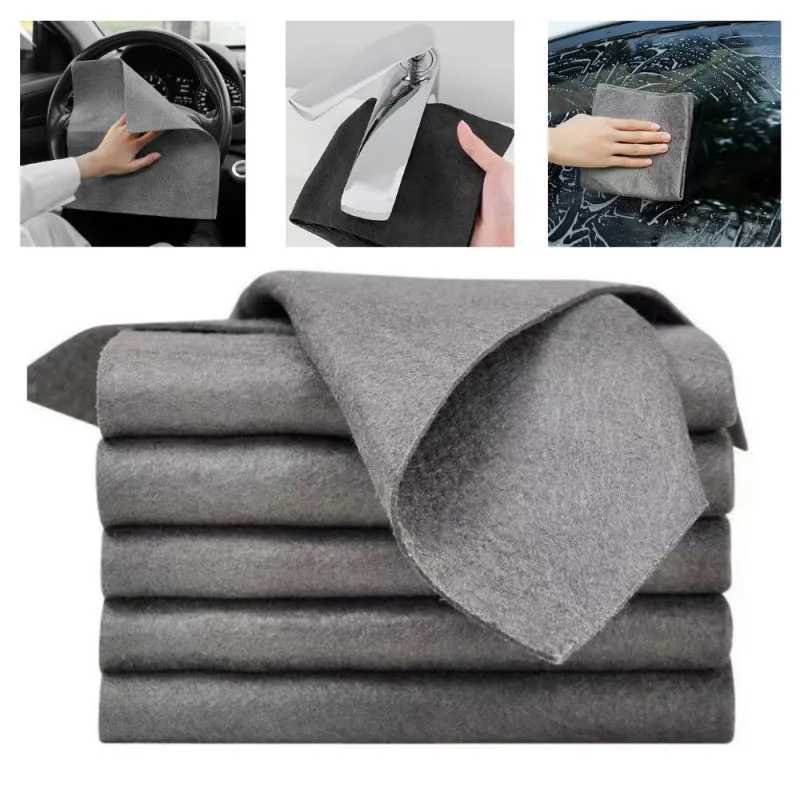 Set 10 Lavete Magice Microfibra 30x30 | Curățare Fără Scame