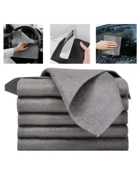 Set 10 Lavete Magice Microfibra 30x30 | Curățare Fără Scame