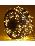 Instalatie LED sir 50m, cu 240 led mare tip diamant, IP 44, 8 jocuri de lumini