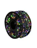 Instalatie LED sir 50m, cu 240 led mare tip diamant, IP 44, 8 jocuri de lumini