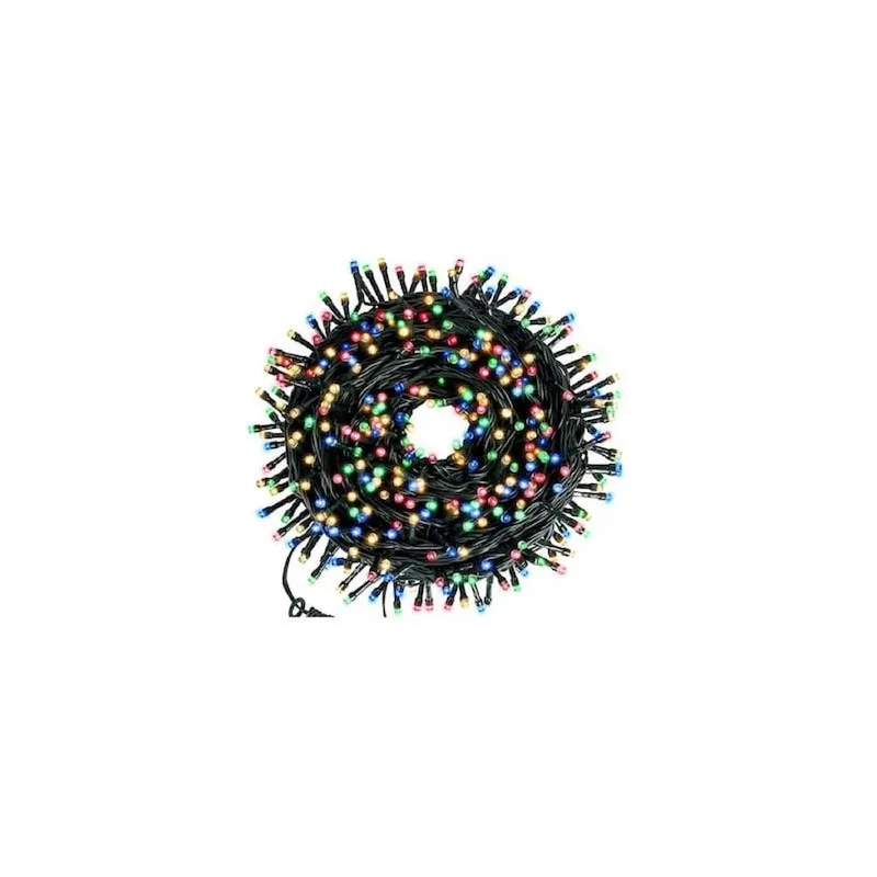 Instalatie LED rola, 100m , 600 LED-uri mari tip diamant, diverse culori