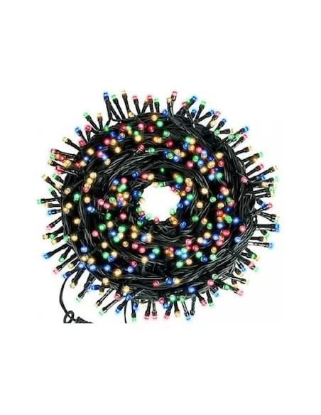 Instalatie LED rola, 100m , 600 LED-uri mari tip diamant, diverse culori