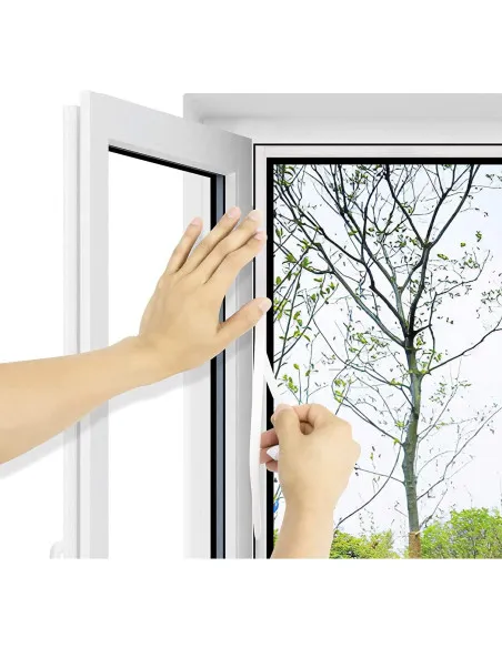 Set 2 plase anti-insecte magnetice pentru fereastra 150x180cm