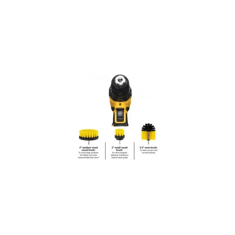 Cumpara Set 3 perii curatare cu adaptor pentru