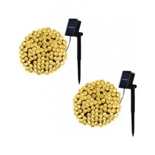Set 2 x Instalatie LED pentru exterior cu incarcare solara