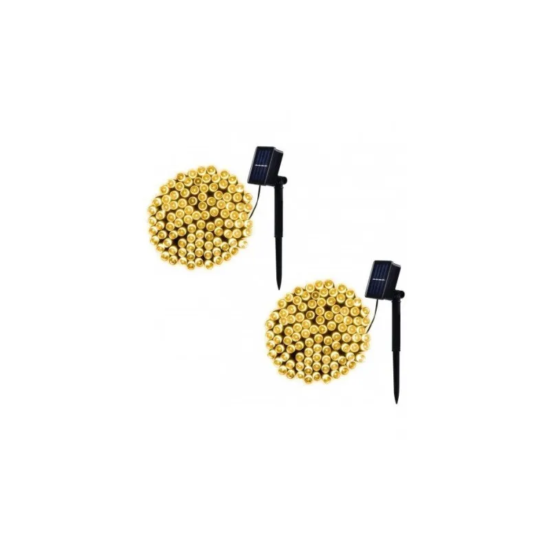 Set 2 x Instalatie LED pentru exterior cu incarcare solara