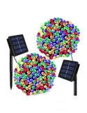 Set 2 x Instalatie LED pentru exterior cu incarcare solara