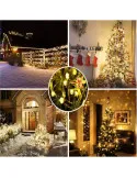 Set 2 x Instalatie LED pentru exterior cu incarcare solara