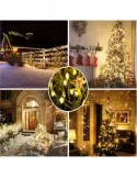 Set 2 x Instalatie LED pentru exterior cu incarcare solara