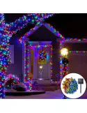 Set 2 x Instalatie LED pentru exterior cu incarcare solara
