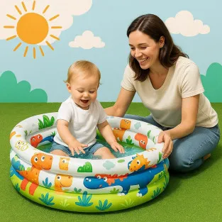 Piscina pentru copii model Dinozaur 61x22cm 2