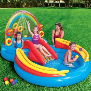 Piscina gonflabila cu tobogan 2