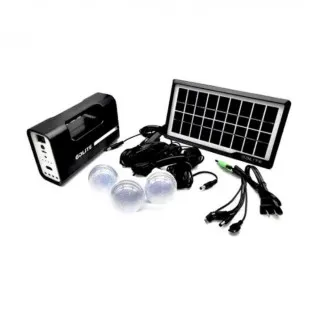 Kit lanterna cu panou solar, 3 becuri LED SMD 2