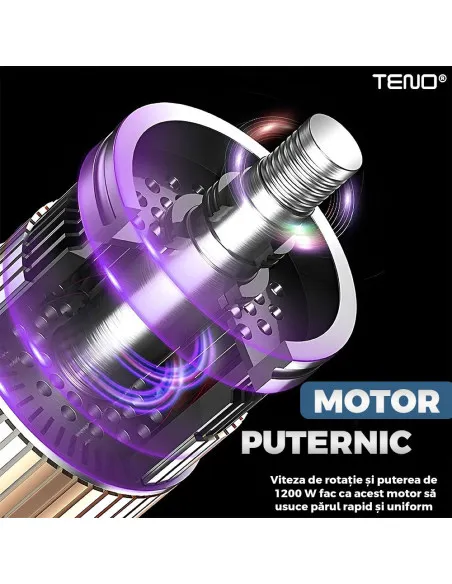 Uscator 3 in 1 Profesional de Par 3 accesorii incluse, 1200W