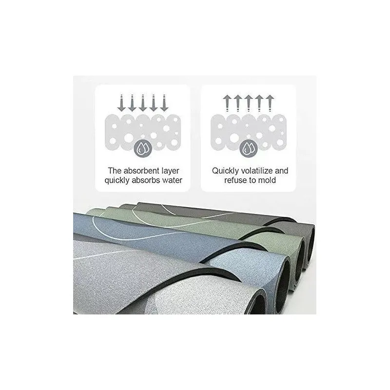 Covoras pentru baie cu uscare rapida, super absorbant, Bathroom