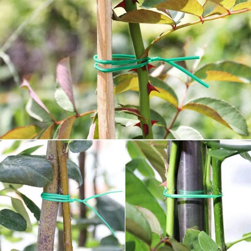 Set 3 x rola cu sfoara de plastic pentru legat plante 50 M