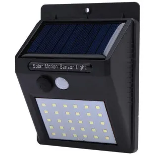 Lampa 30 LED, incarcare solara si senzor miscare